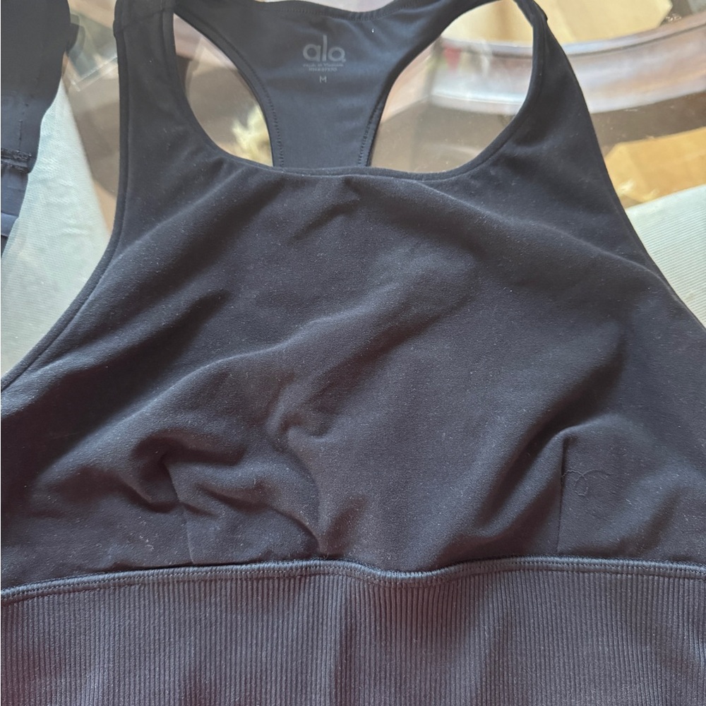ALO Yoga Classic Black Sports Bra